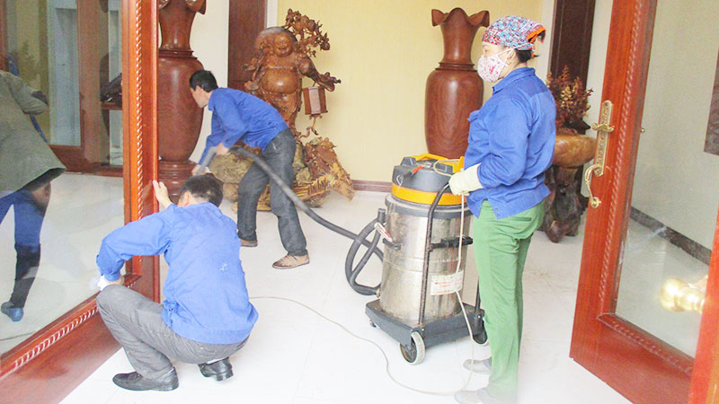 Dịch vụ vệ sinh nhà ở tại Thái Bình